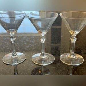 Classic Glass Antique Martini glasses